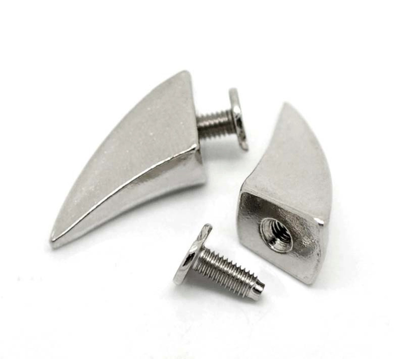5 Large Silver Rivet Stud Spikes 24mm x 10mm Metal Screw Etsy