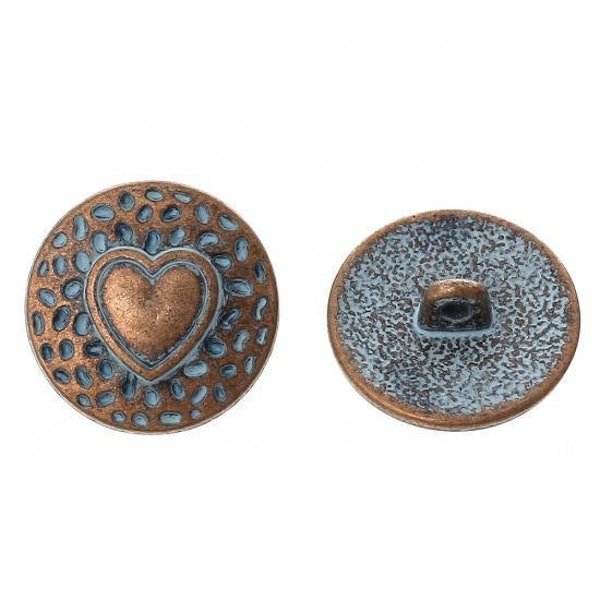 Copper Buttons - Etsy