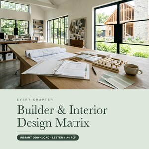 House Building Planner Printable New Construction Builder Design Matrix Allowance Budget Tracker