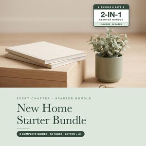 New Home Starter Bundle Printable: Moving Binder and 30-Day Plan