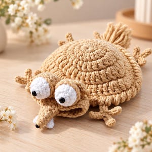 Crochet Squirrel Coaster Pattern PDF | Amigurumi Cup Holder | Mug Rug Home Decor | Digital Download