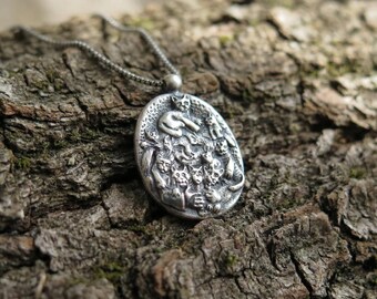 Sterling Silver Cat Pendant, Minimalist Cat Silhouette Necklace, Cat Mom Gift, Pet Memorial Jewelry, Animal Lover Charm