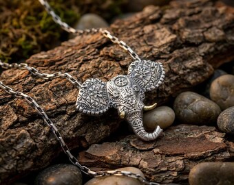 Comprar Colgante Plata Elefante 10mm Al Por Mayor
