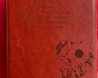 Personalized Engraved Leather Journals, Photo albums, menus