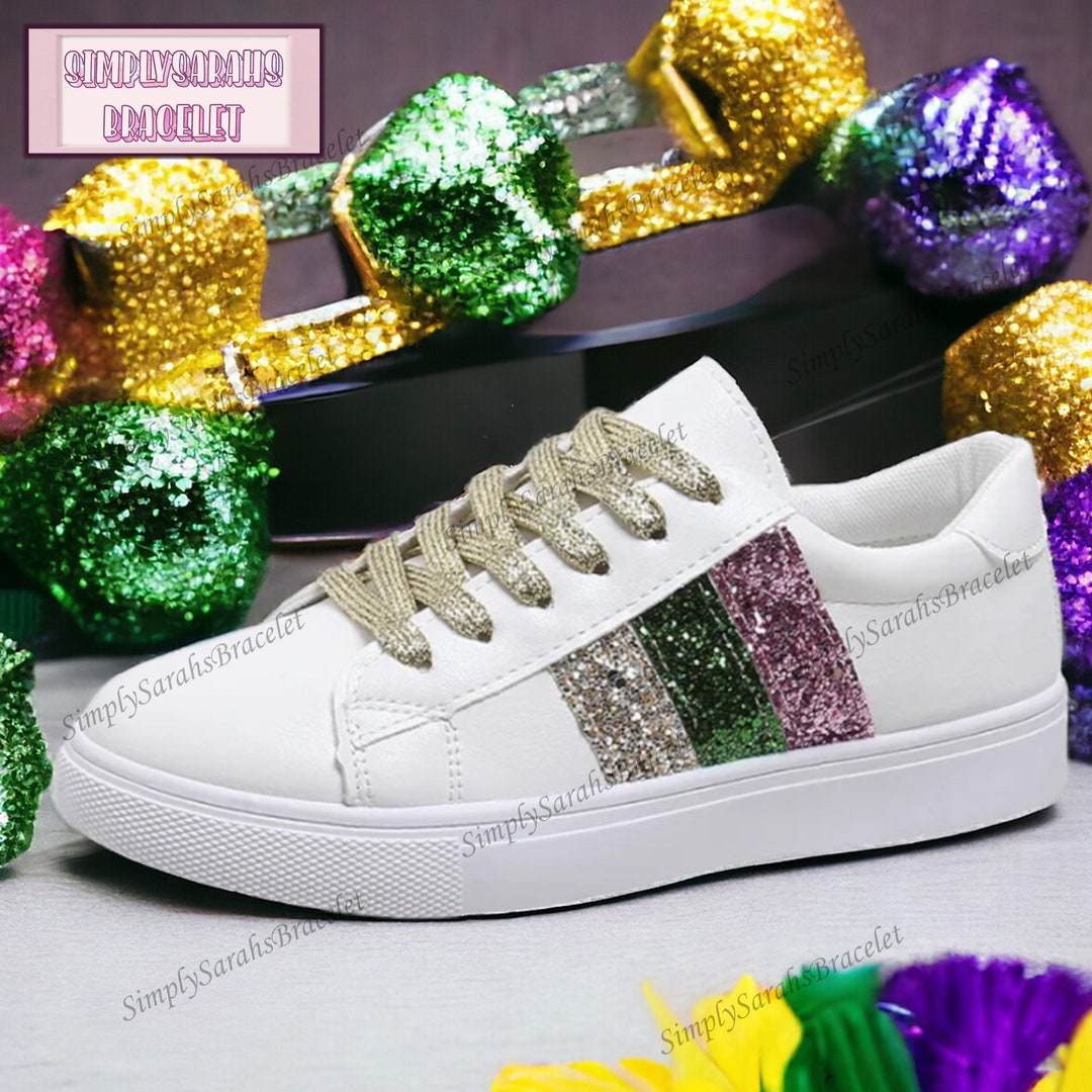 mardi gras tennis skirt