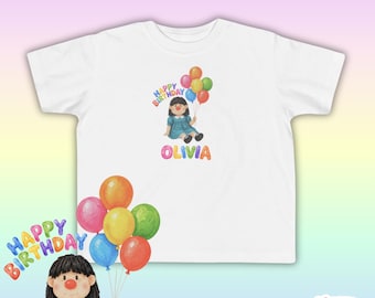 Molly's Comfy Couch Toddler Tee Shirt | Personalized Birthday Shirt