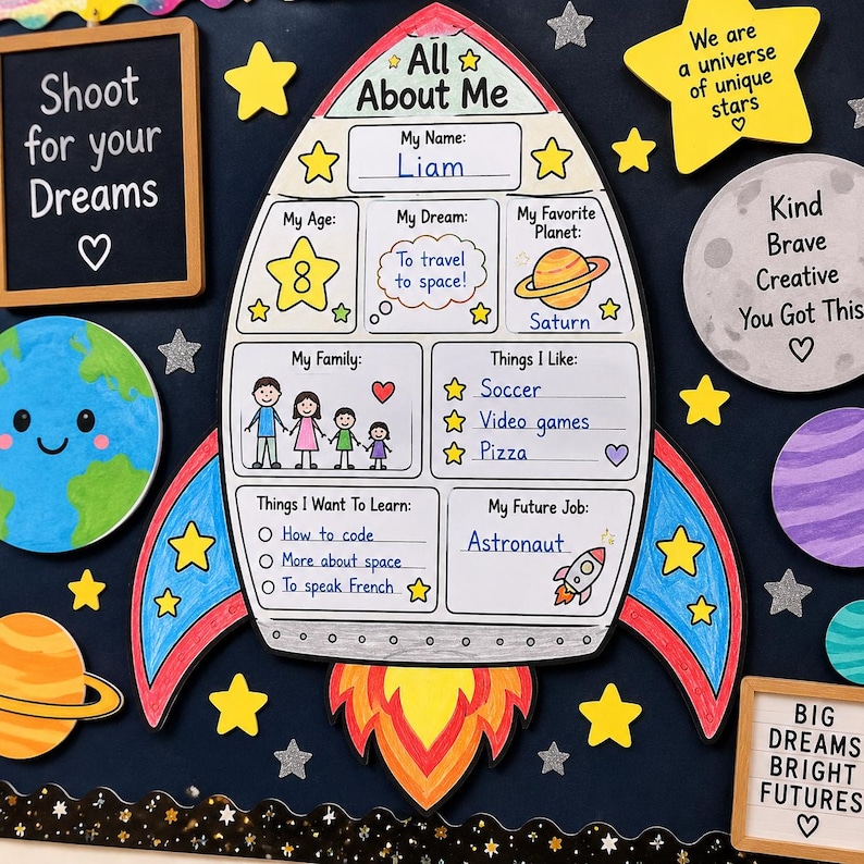 All About Me Printable Craft Bundle | Back to School Activity | First ...