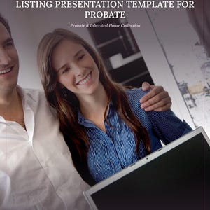 Modèle de présentation pour les ventes de biens successoraux et de propriétés à héritiers multiples | Outil de création de biens hérités pour agents immobiliers | Fichiers DOCX et PDF modifiables