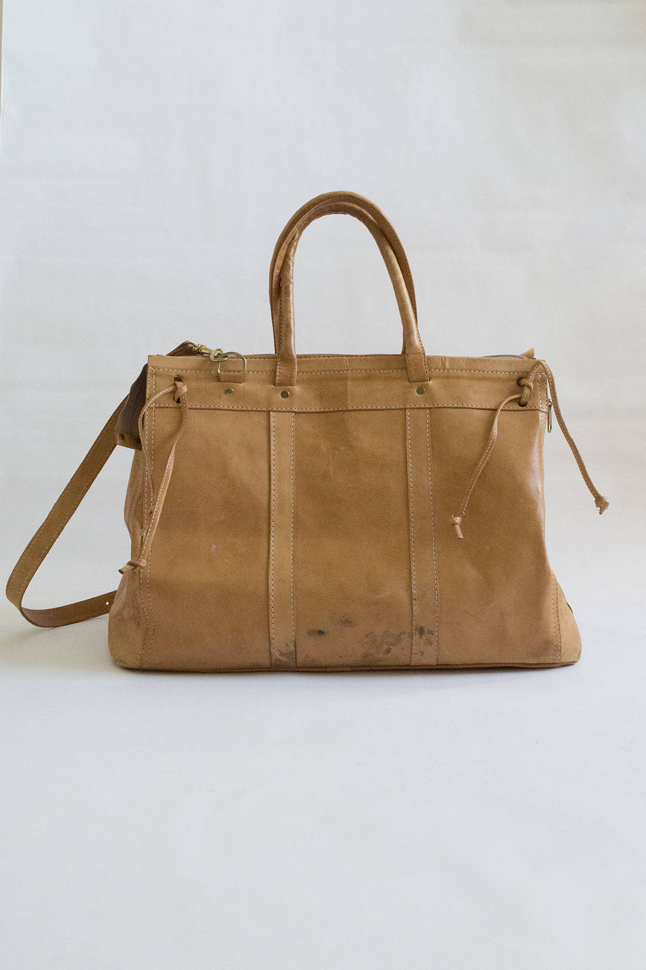 Large Tan Leather Tote