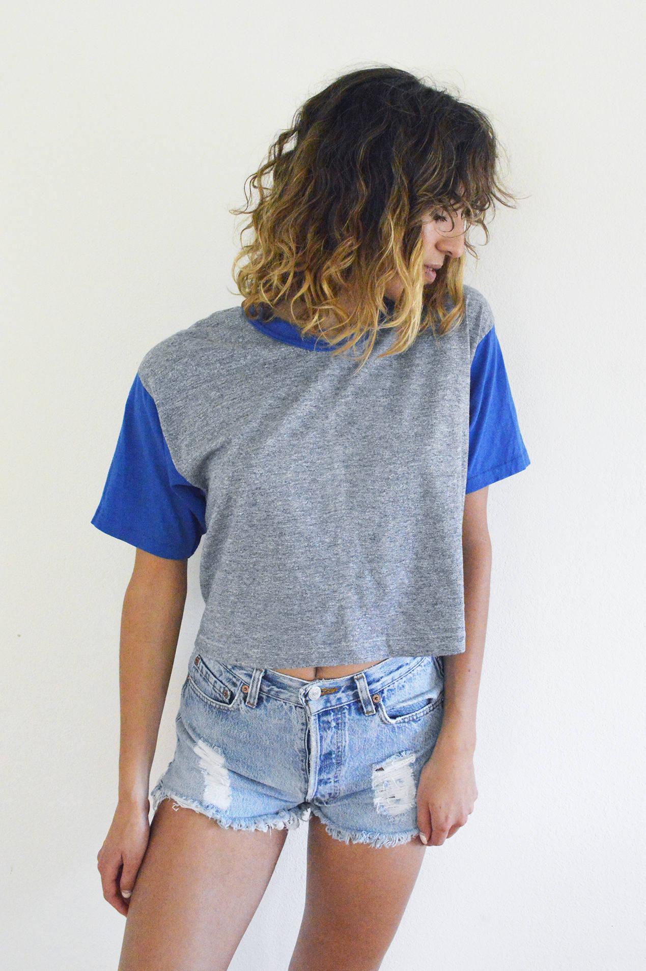 Cropped Baseball Tee