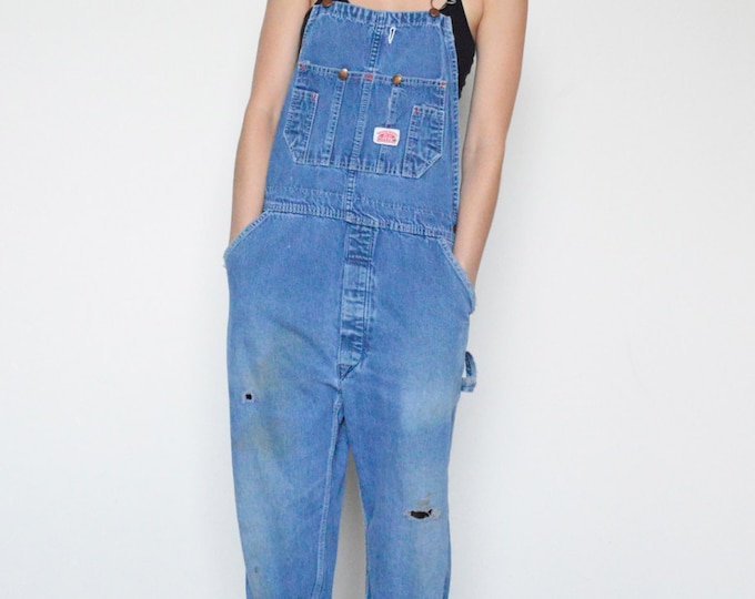 OVERALLS / PAINTERS Overalls VINTAGE Round House Overalls Etsy