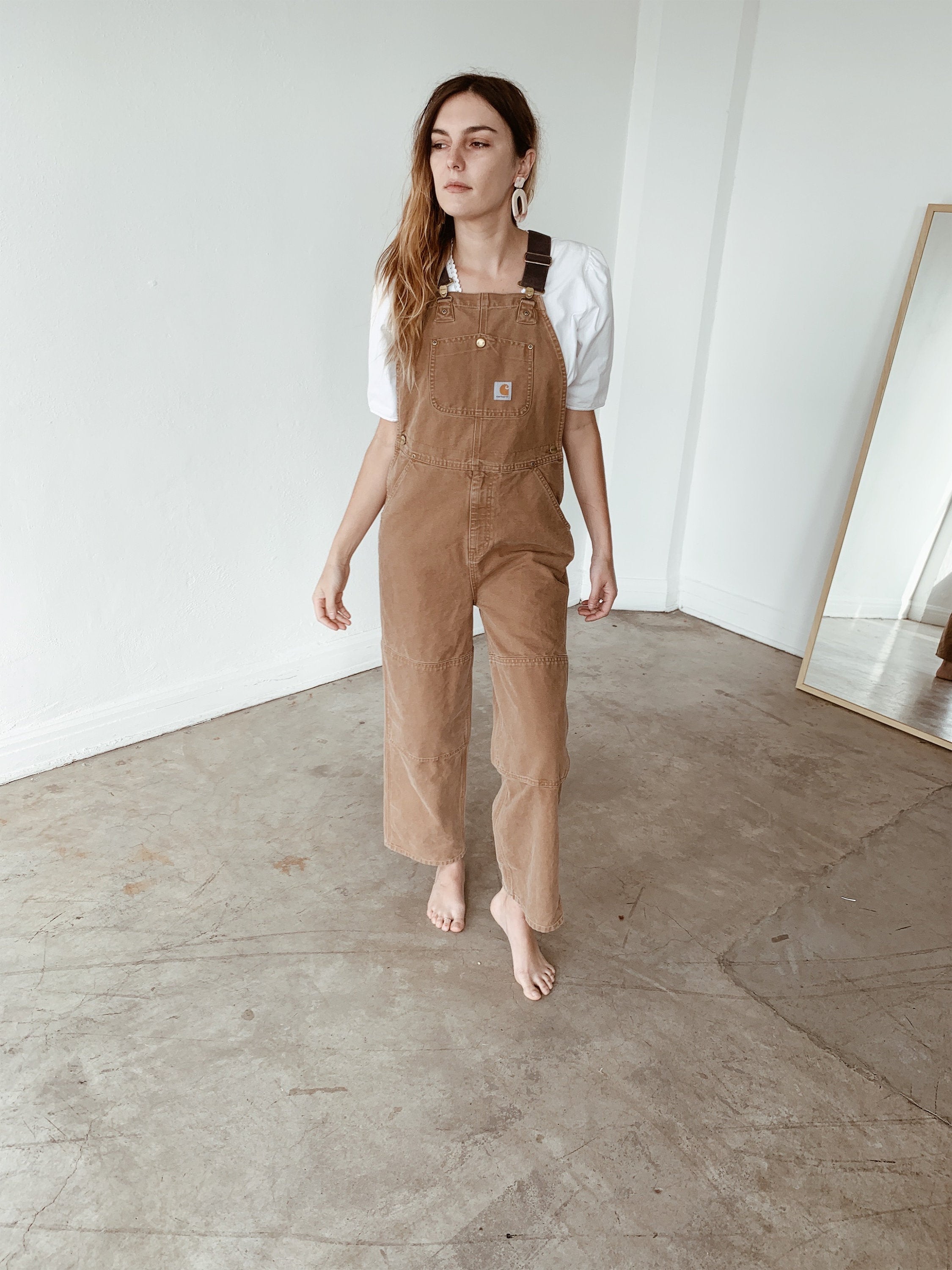 carhartt tan overalls