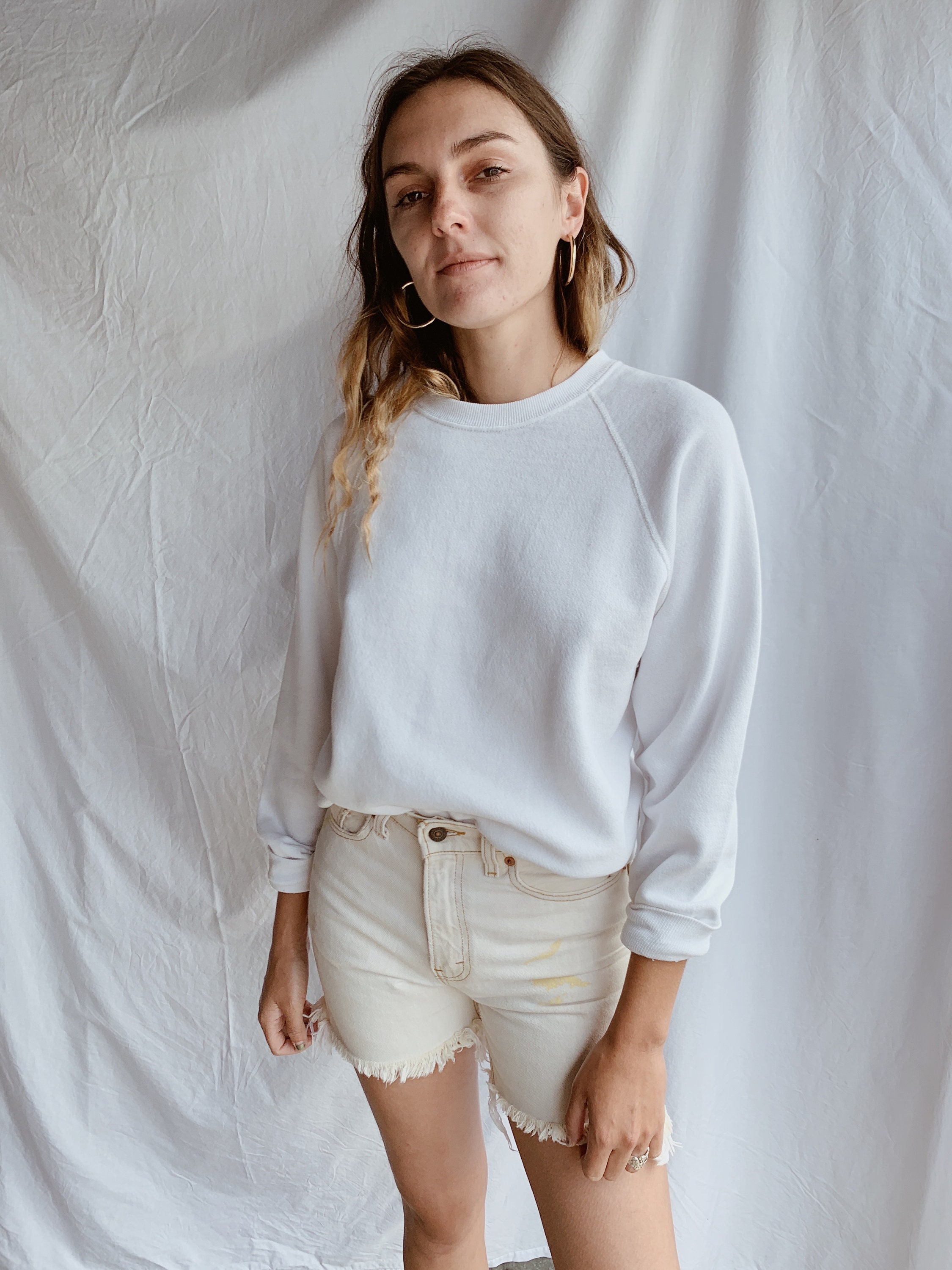 Vintage crewneck white