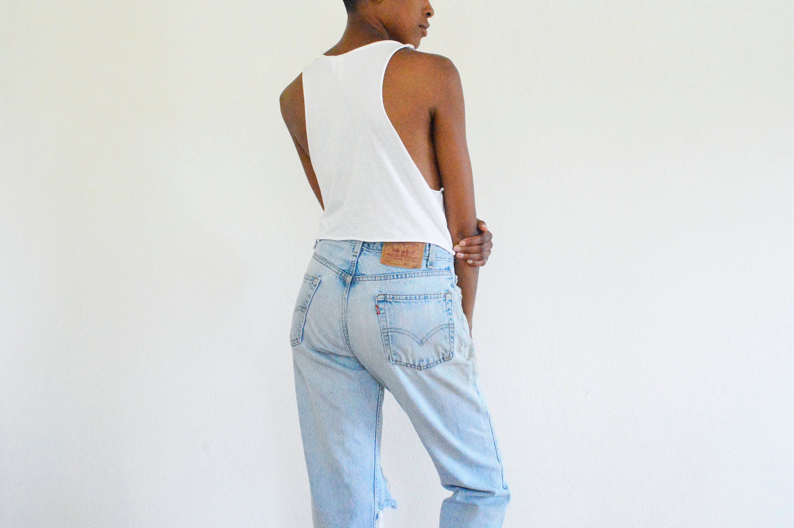 LEVI's Baggy Ripped Jeans