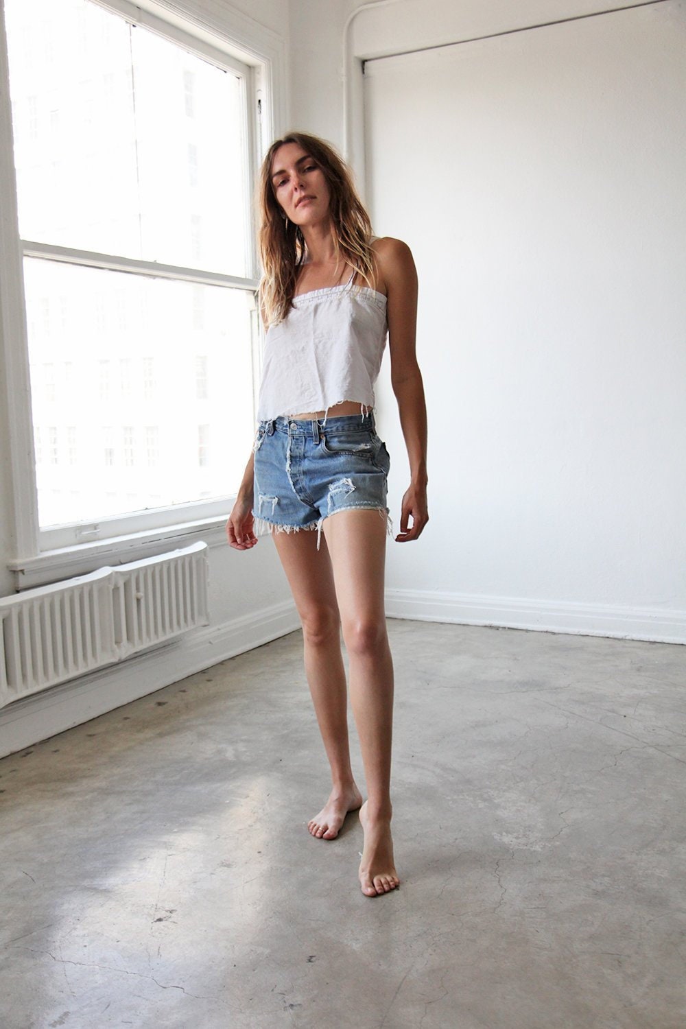 levi 501 cut off shorts