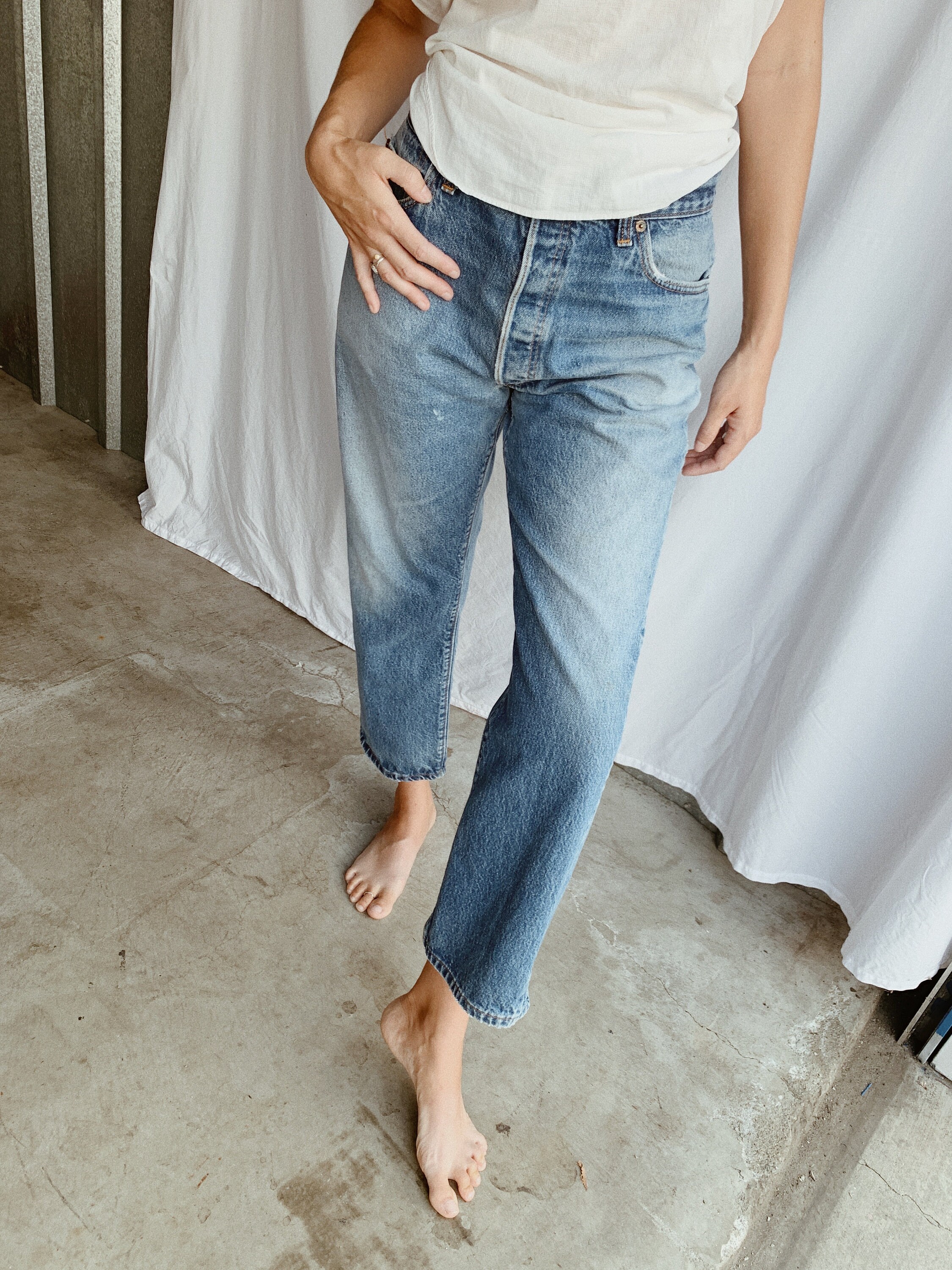 size 32 men's jeans to women's