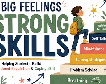 Elementary Counseling Starter Kit | Social Emotional Learning Activities | Feelings, Coping Skills, Friendship & Emotional Regulation