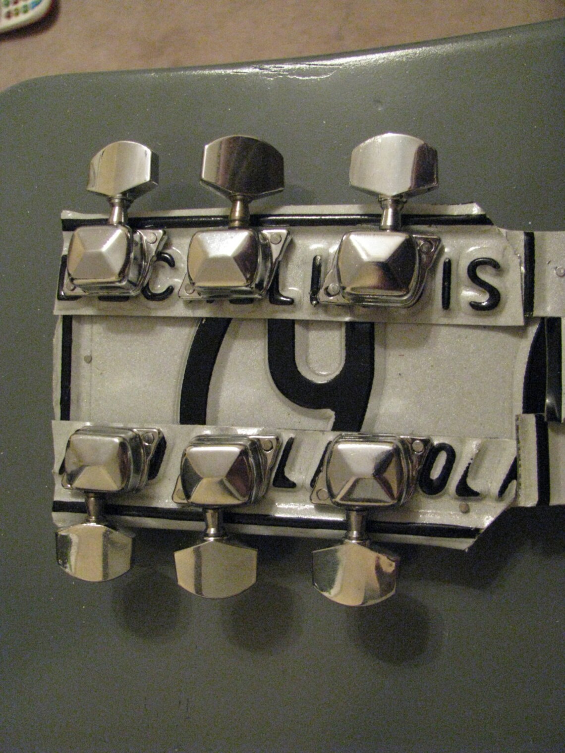 License Plate Guitars Custom Made to Order Made From Real Etsy