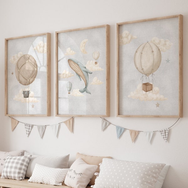 Hot Air Balloon Nursery Etsy
