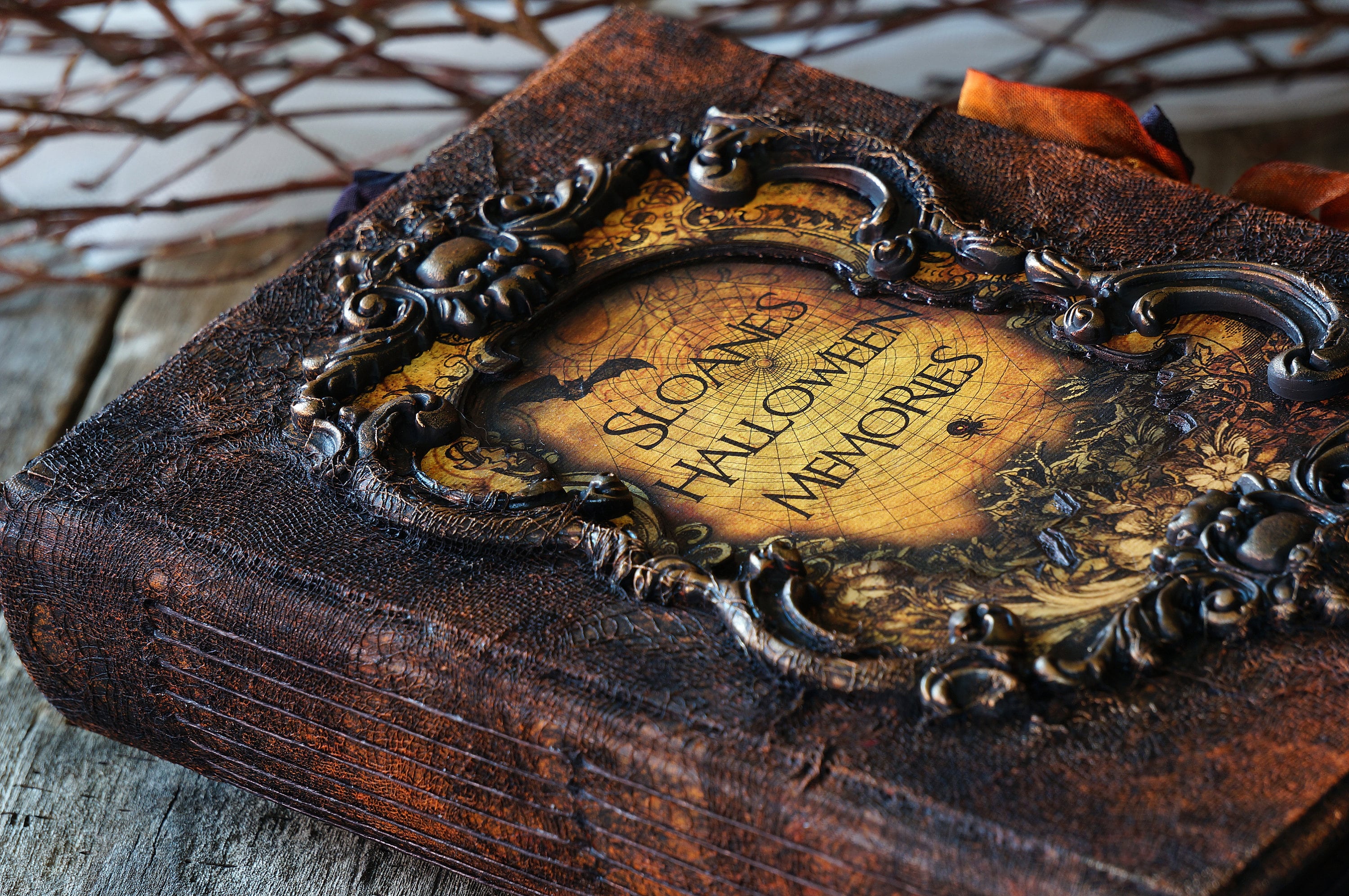 Halloween Wedding Guest Book Halloween photo album Gothic Etsy