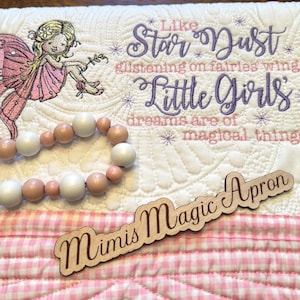Precious Baby Blanket Heirloom Quilt, Nursery Lap Quilt for Little Girls!