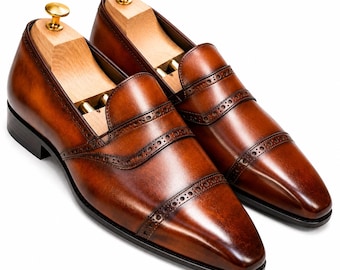New Penny Loafer Men Slip On For Men Welted Handcrafted Moccasin