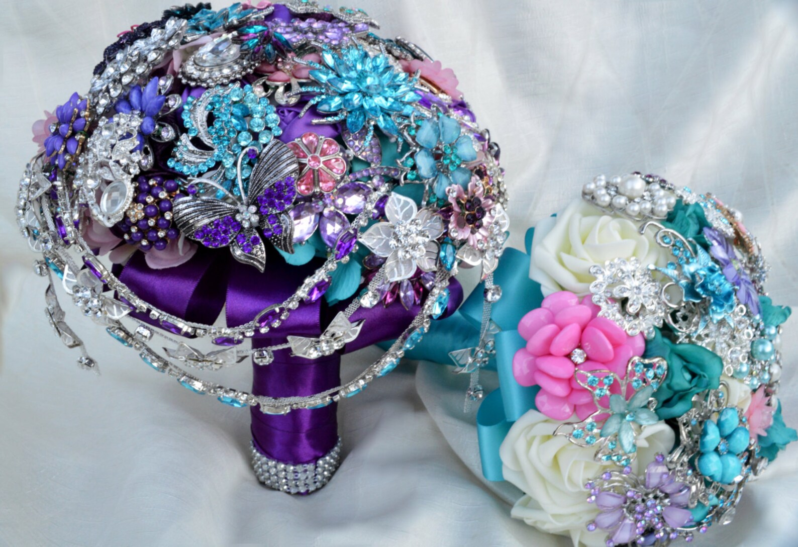 FULL PRICE Bridal Brooch Bouquet Wedding Package FREE Shipping - Etsy