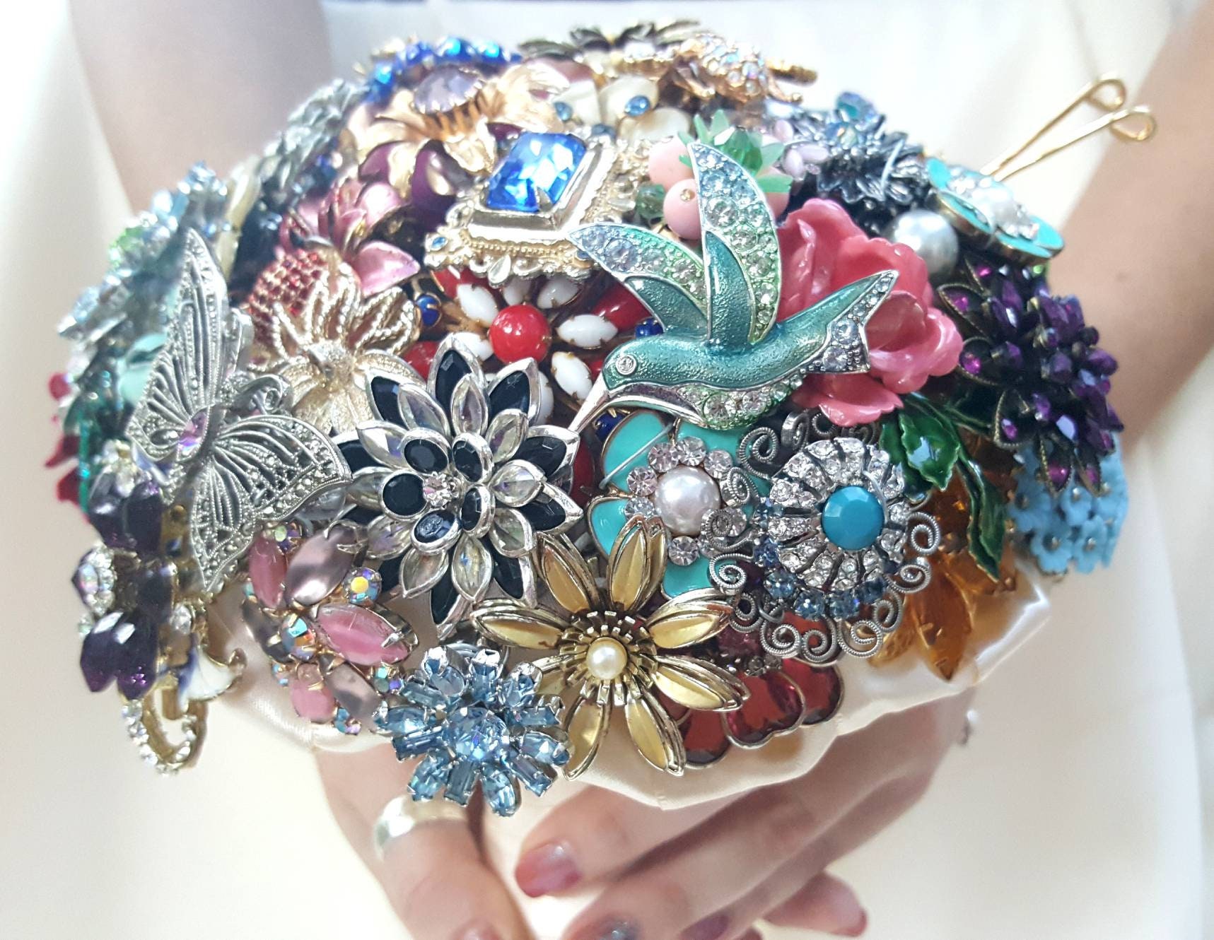 Antique brooch bouquet best sale