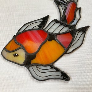 Stained Glass - Koi Fish Suncatcher