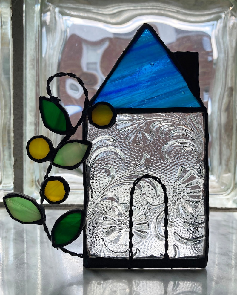 Stained Glass House Etsy