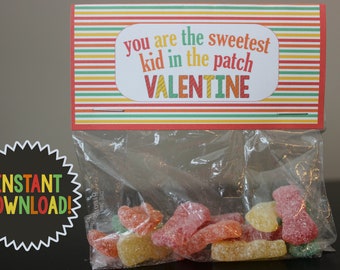 Valentine Treat Bags Printable, Valentine Ideas, Valentine's For Kids Classroom, Valentines Day Treat Bags, Printable Valentine's Favors