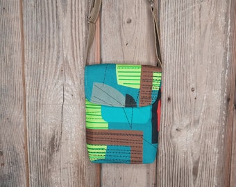 Atomic Mid Century style small cross body