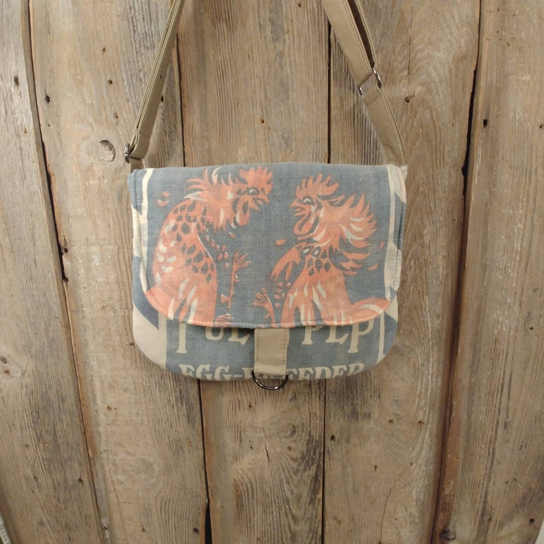 Full-O-Pep vintage Rooster feed sack Recreated