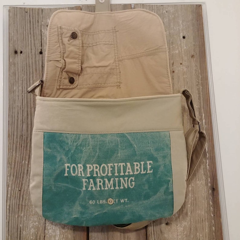 Vintage 1960/'s Certified Ranger Alfalfa seed sack ReCreated