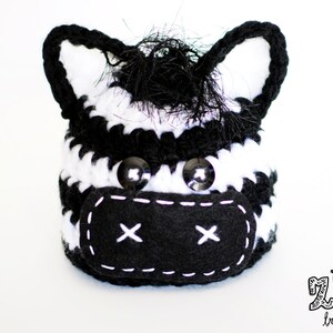 Zebra Hat baby, zebra hat newborn Baby boy, Photo prop, Baby Girl -Black and white- Made to Order Circus photo props baby, Zoo props baby image 1