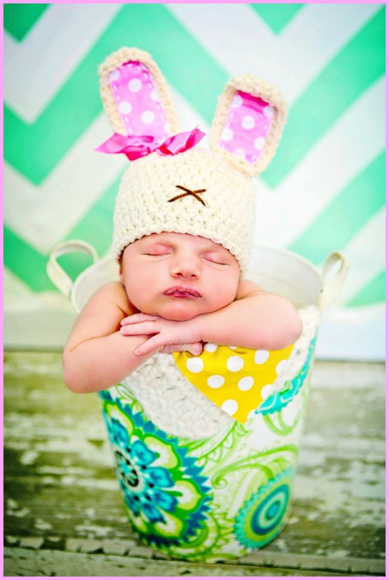 BUNNY hat baby Easter bunny hat easter bunny baby Etsy