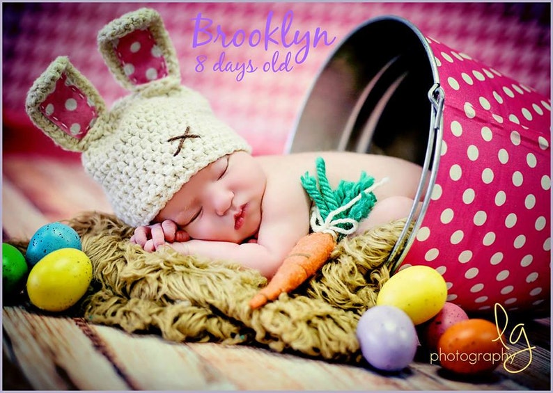 BUNNY hat baby Easter bunny hat easter bunny baby Etsy