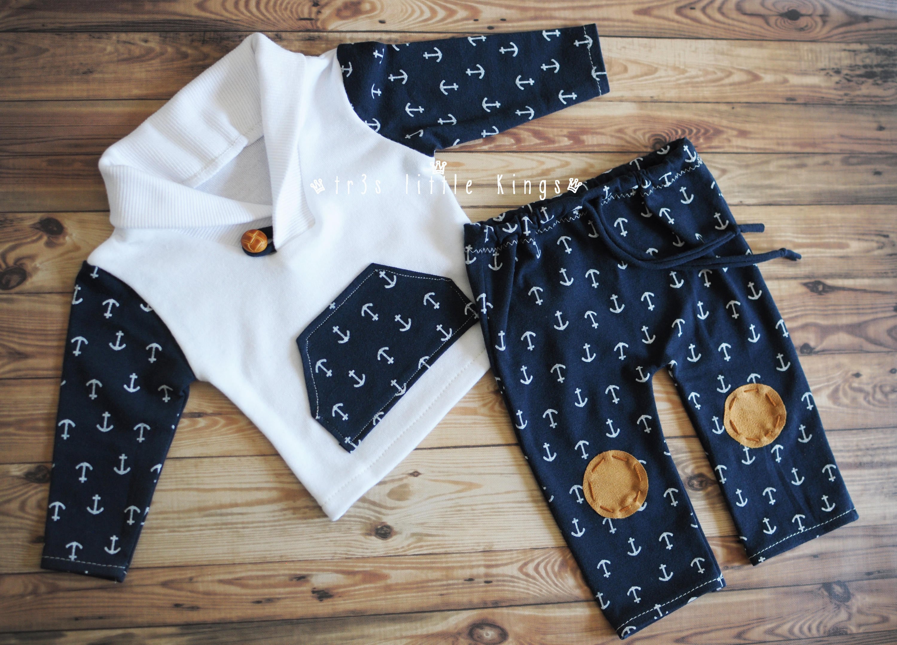 plaid shirt Baby Boy/'s Nautica 3 piece set /& Pants Shawl Sweater