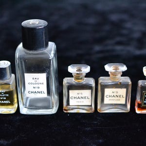 Coco Chanel Miniature Perfume Bottles - Etsy