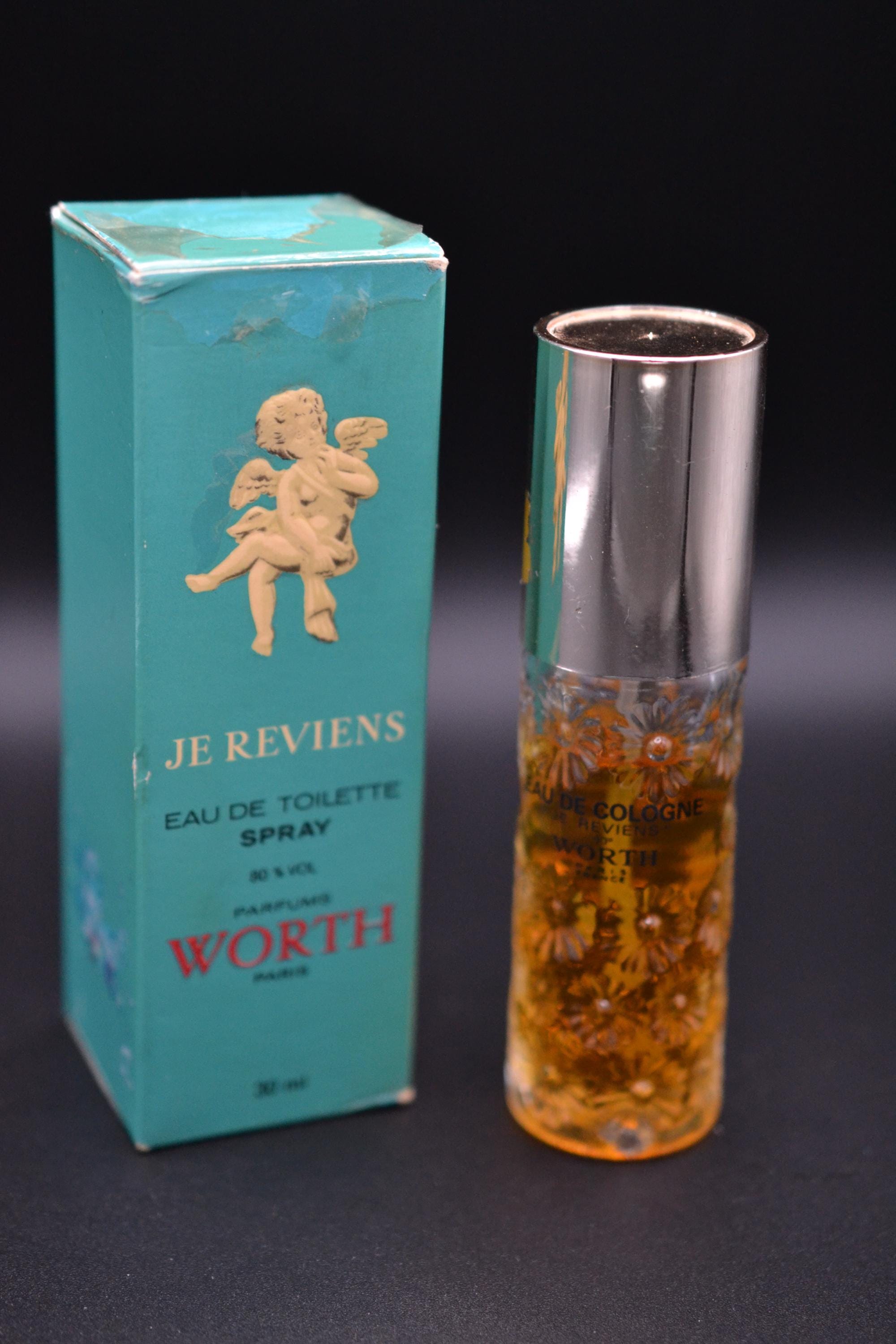 WORTH 香水瓶 Je Reviens Worth Perfume Bottle - Etsy