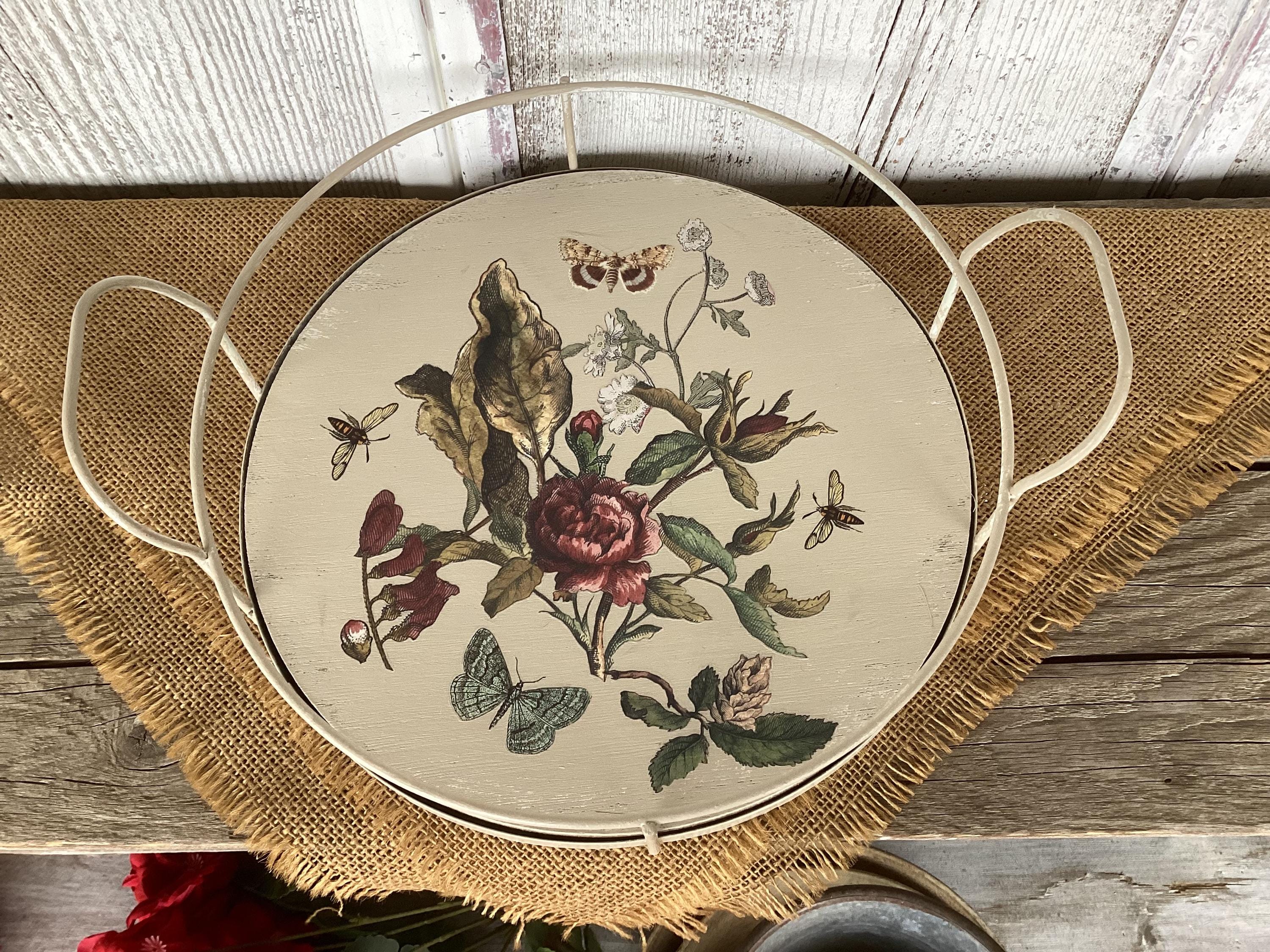 Antique Wire Serving Tray - Etsy