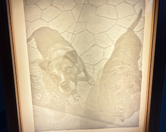 Personalized 3D Printed Lithophane Photo