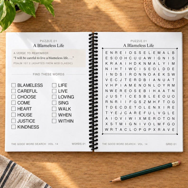 The Good Word Search Vol 14, Psalms 101-150 Bible Puzzles (Spiral Bound) bild 2