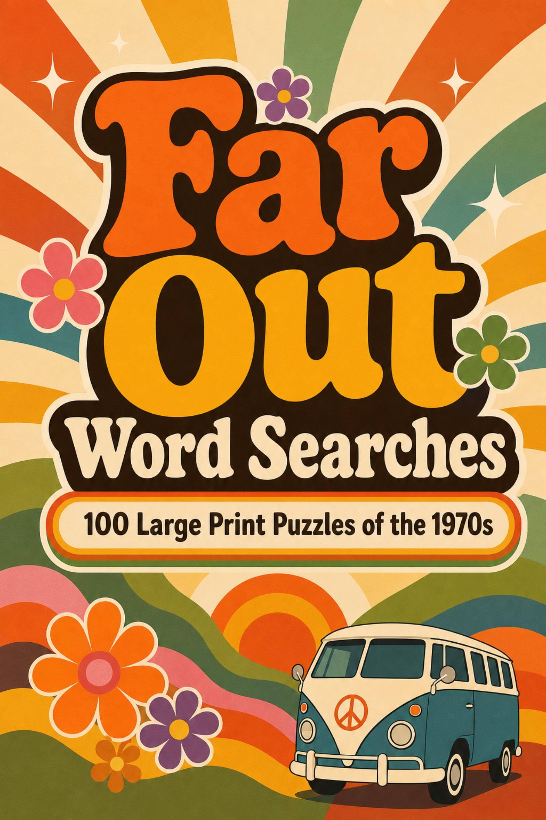 1970s Word Search Book, Large Print Puzzles, Nostalgia Activity (Spiral Bound) cover