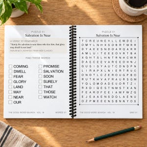 The Good Word Search Vol 18, Holy Seasons Bible Puzzles, Extra Large Print (Spiral Bound) image 2