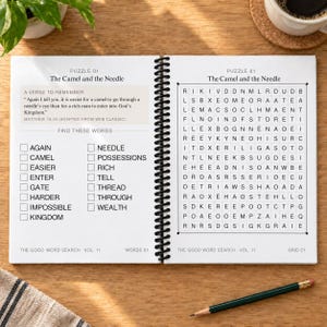 Good Word Search Vol 11, Gospel Truths Part 2 Bible Word Search Book, Extra-Large Print, 50 Puzzles immagine 2