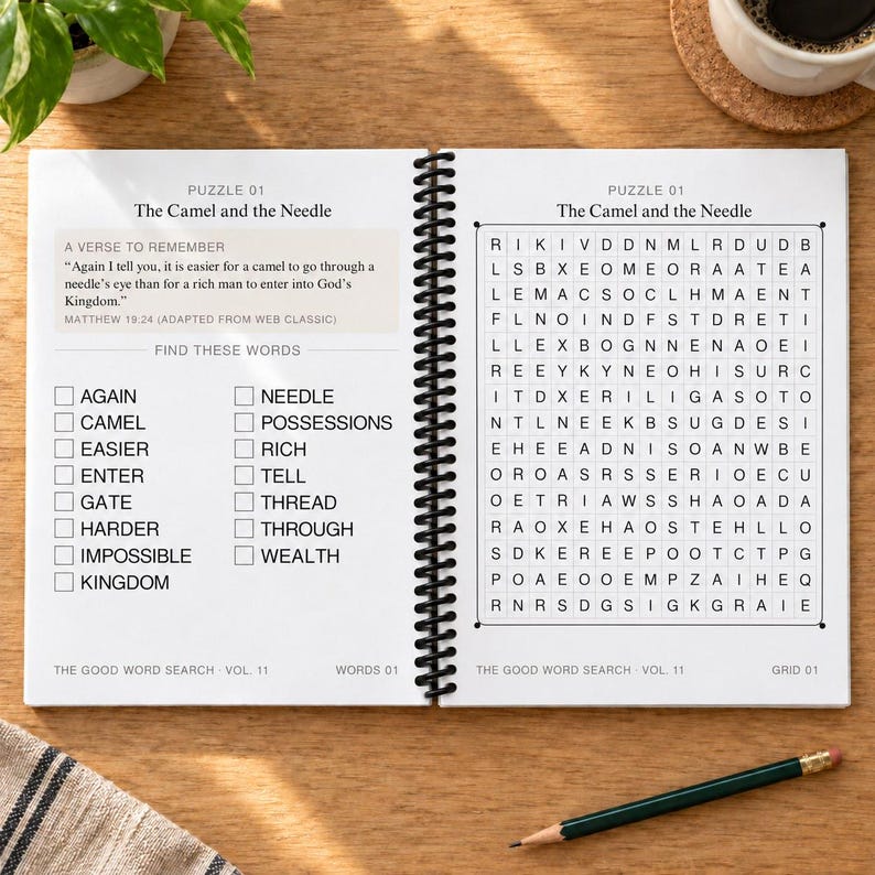 Good Word Search Vol 11, Gospel Truths Part 2 Bible Word Search Book, Extra-Large Print, 50 Puzzles immagine 2