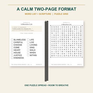 The Good Word Search Vol 14, Psalms 101-150 Bible Puzzles (Spiral Bound) bild 6