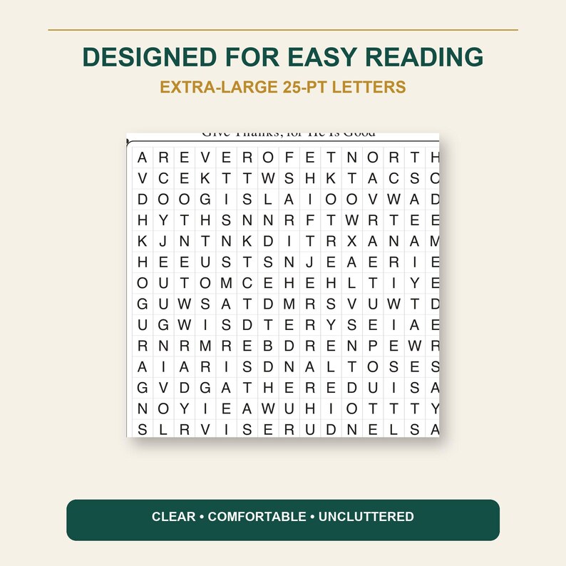 The Good Word Search Vol 15, Give Thanks Thanksgiving Bible Puzzles (Spiral Bound) image 5