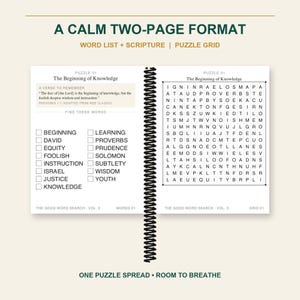 The Good Word Search Vol 3, Proverbs Bible Puzzles, Extra Large Print (Spiral Bound) Bild 6